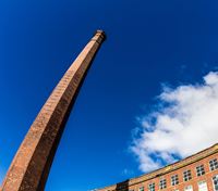 Mile End Mill and Chimney Stack